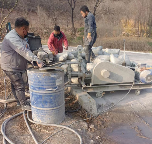 复兴路面下沉注浆